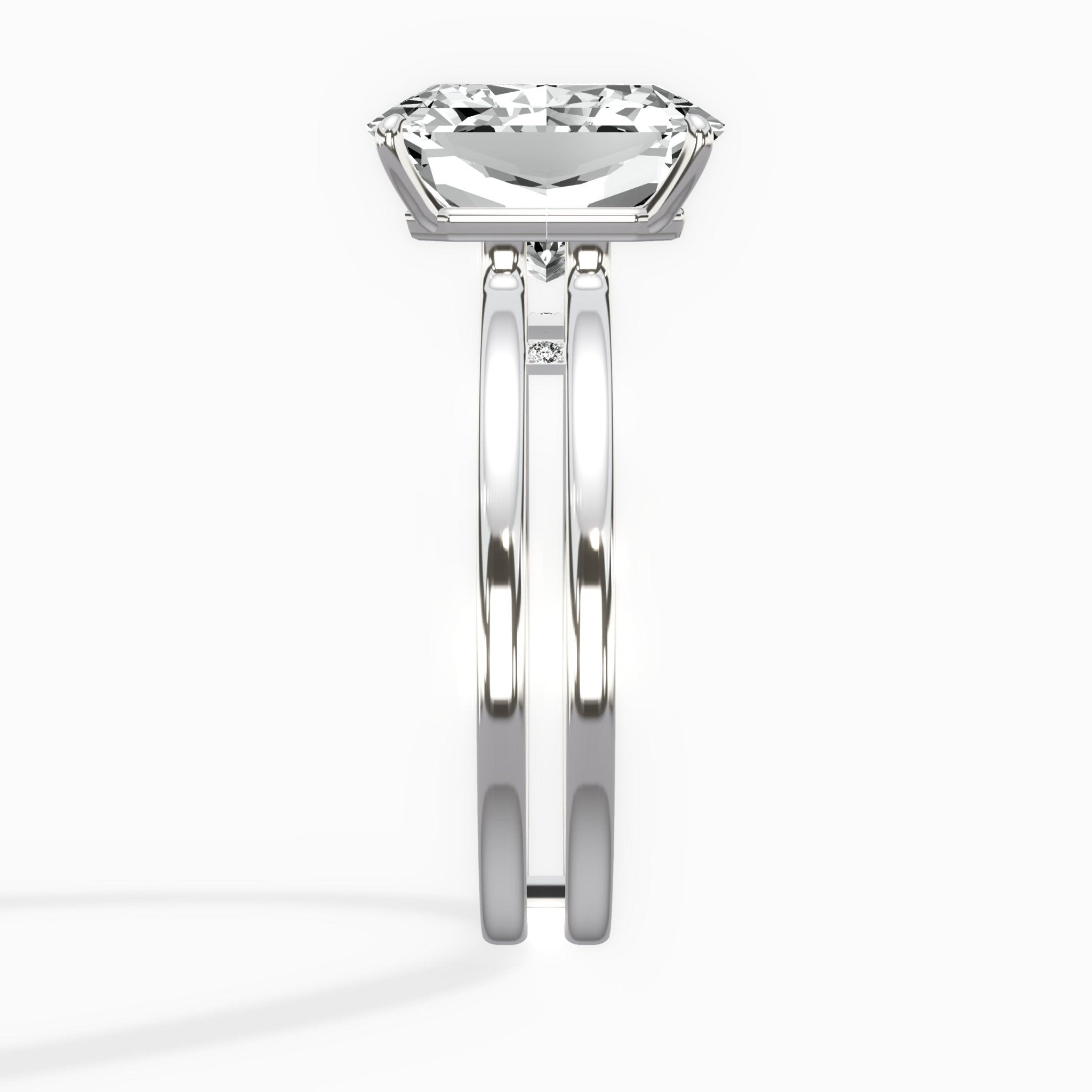 Parallel Bands Engagement Ring - The Better Diamonds