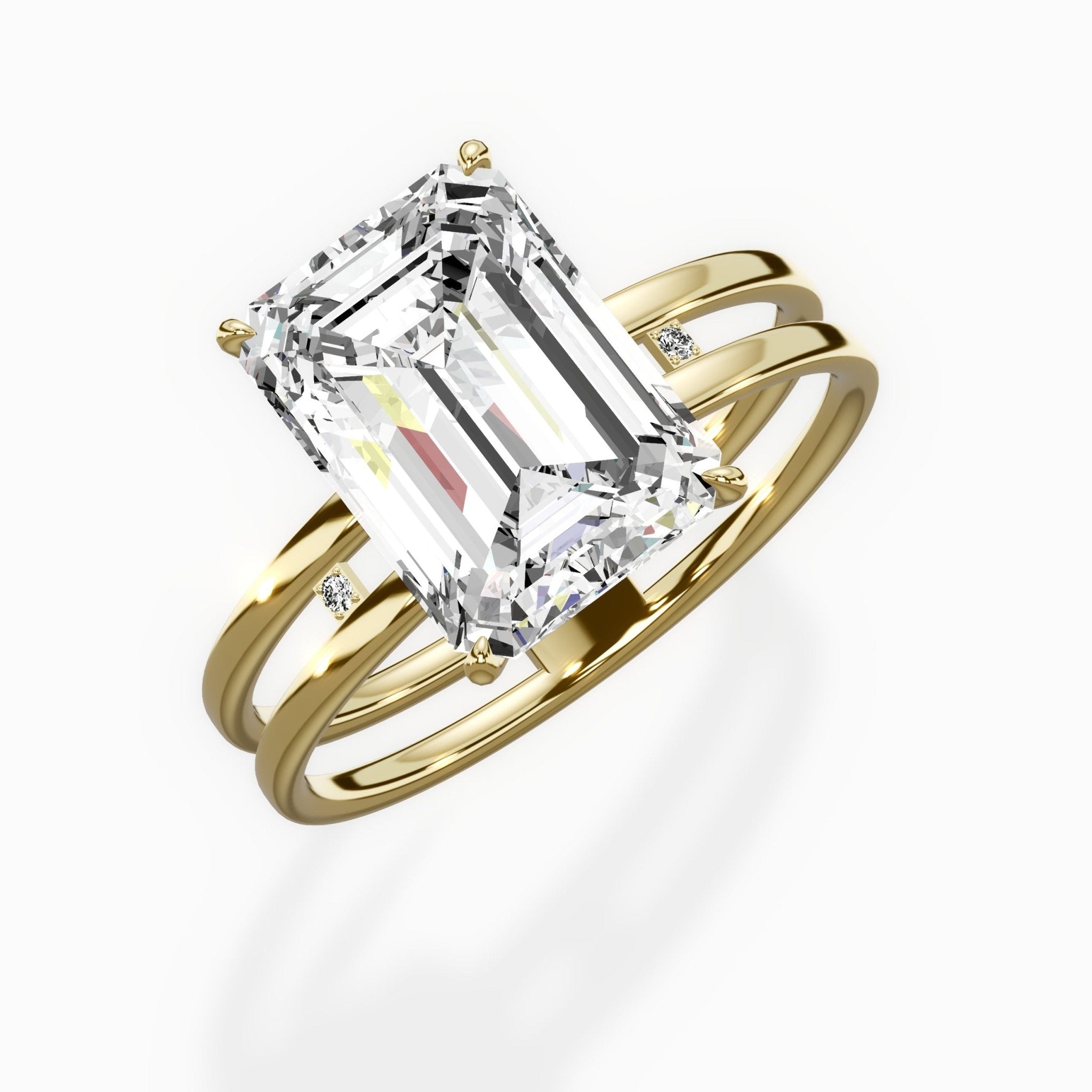 Parallel Bands Engagement Ring - The Better Diamonds