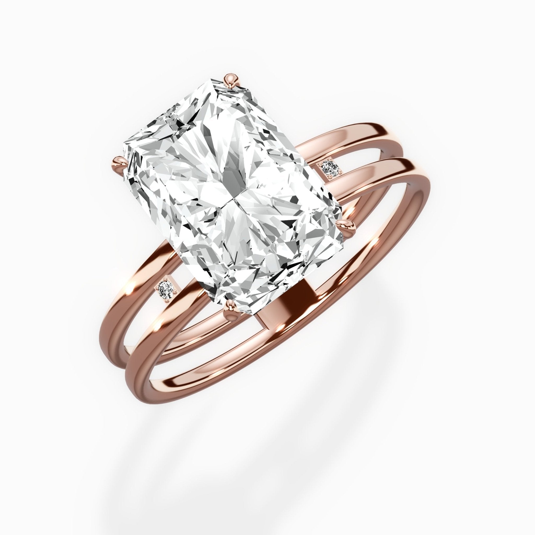 Parallel Bands Engagement Ring - The Better Diamonds