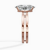 Parallel Bands Engagement Ring - The Better Diamonds