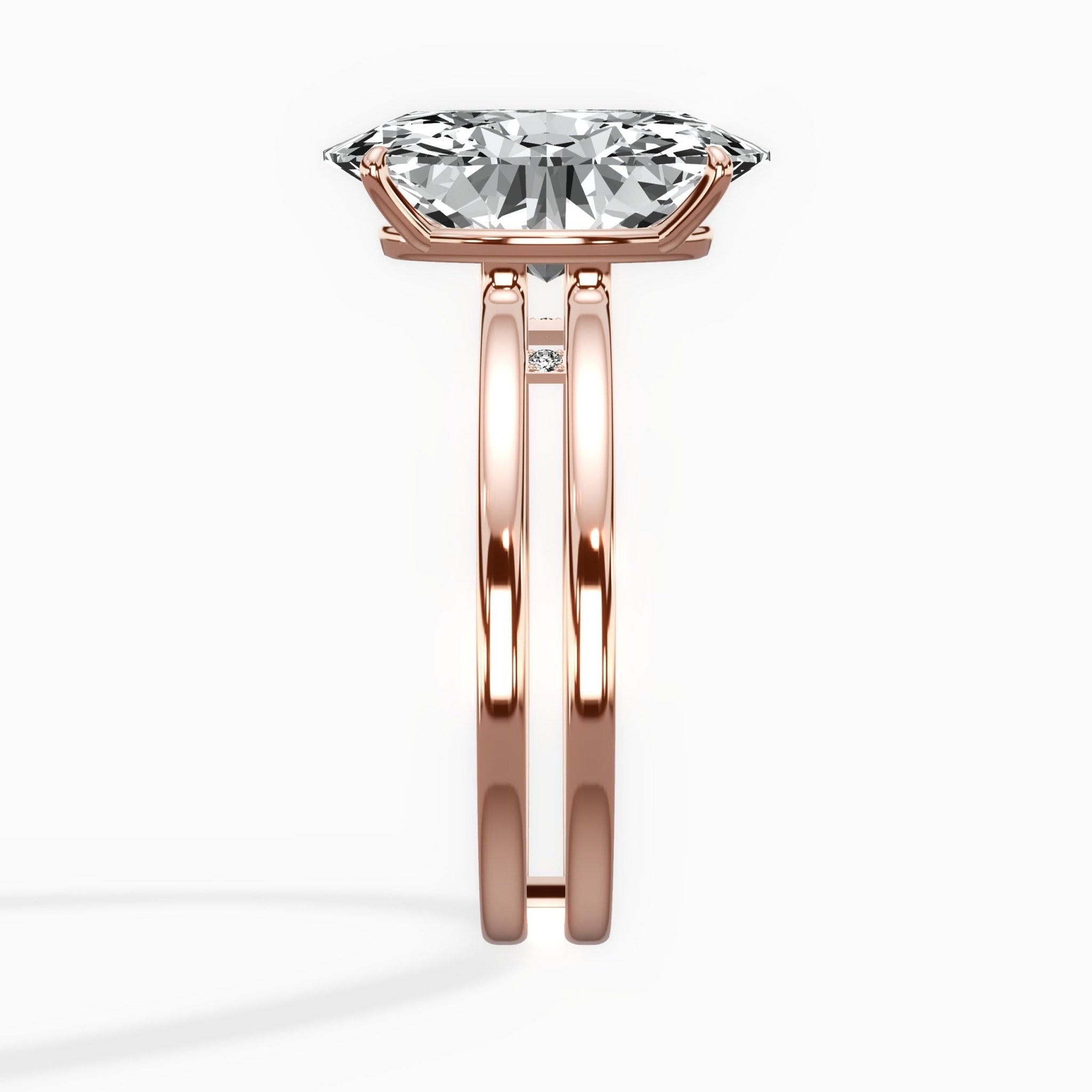 Parallel Bands Engagement Ring - The Better Diamonds