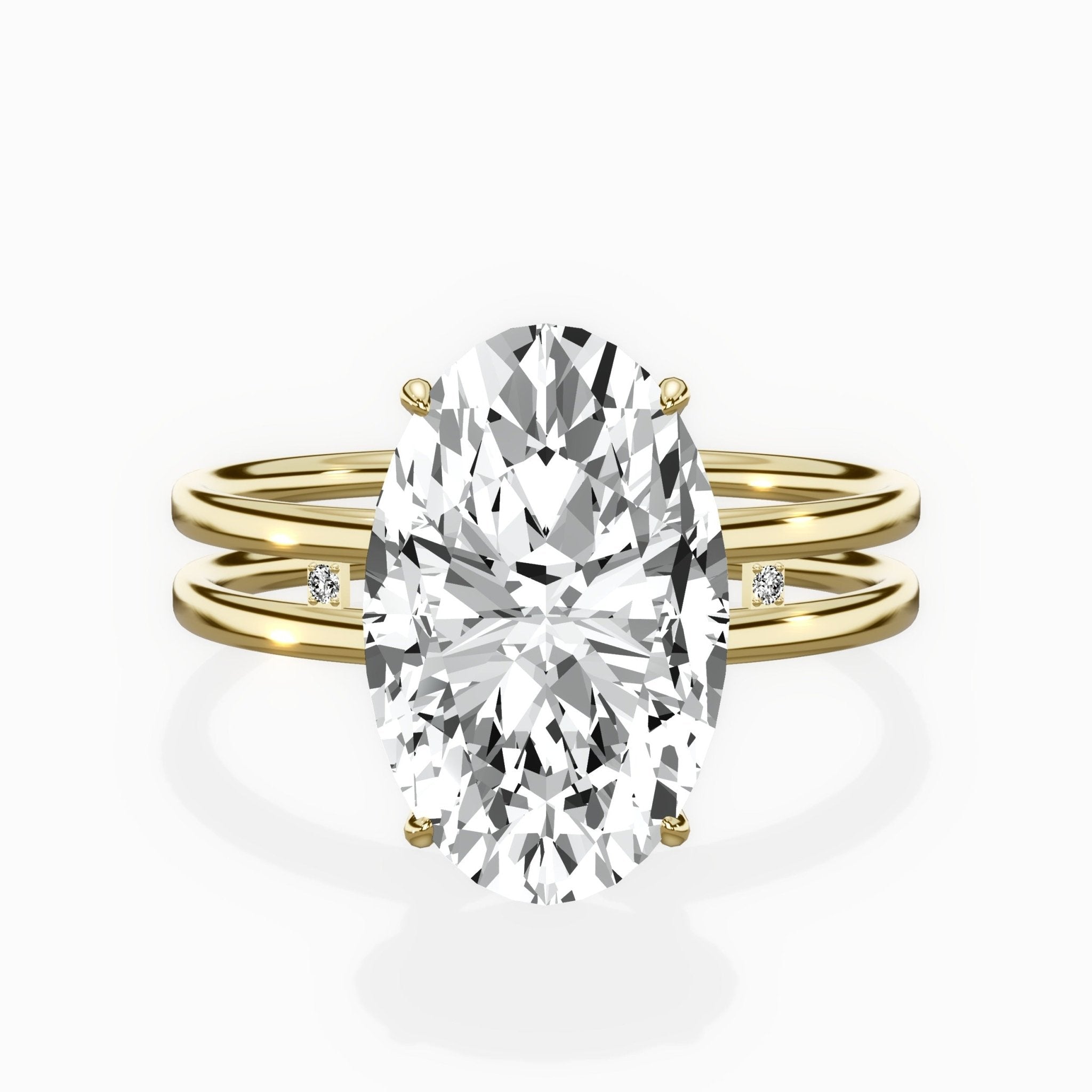 Parallel Bands Engagement Ring - The Better Diamonds