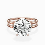 Parallel Bands Engagement Ring - The Better Diamonds