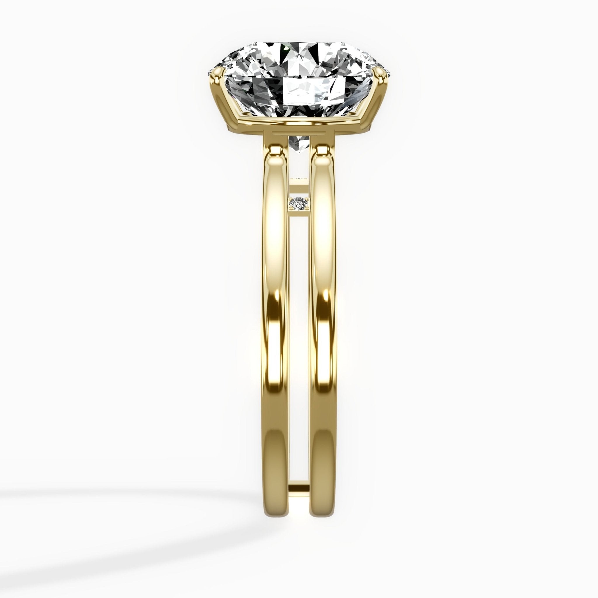 Parallel Bands Engagement Ring - The Better Diamonds