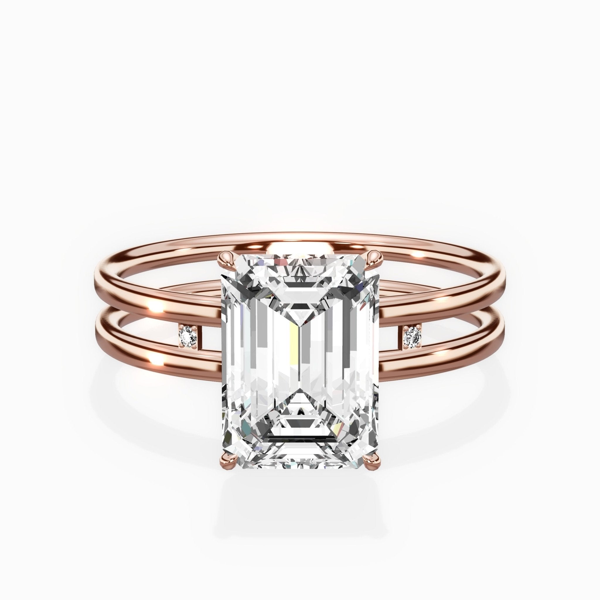Parallel Bands Engagement Ring - The Better Diamonds
