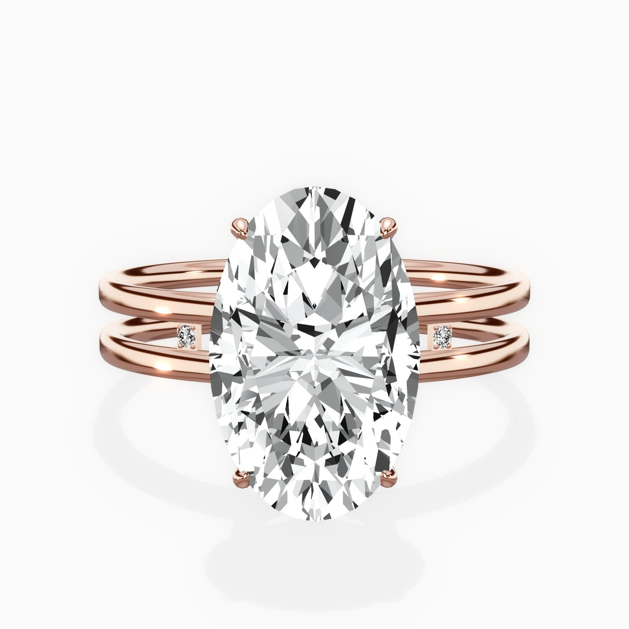 Parallel Bands Engagement Ring - The Better Diamonds