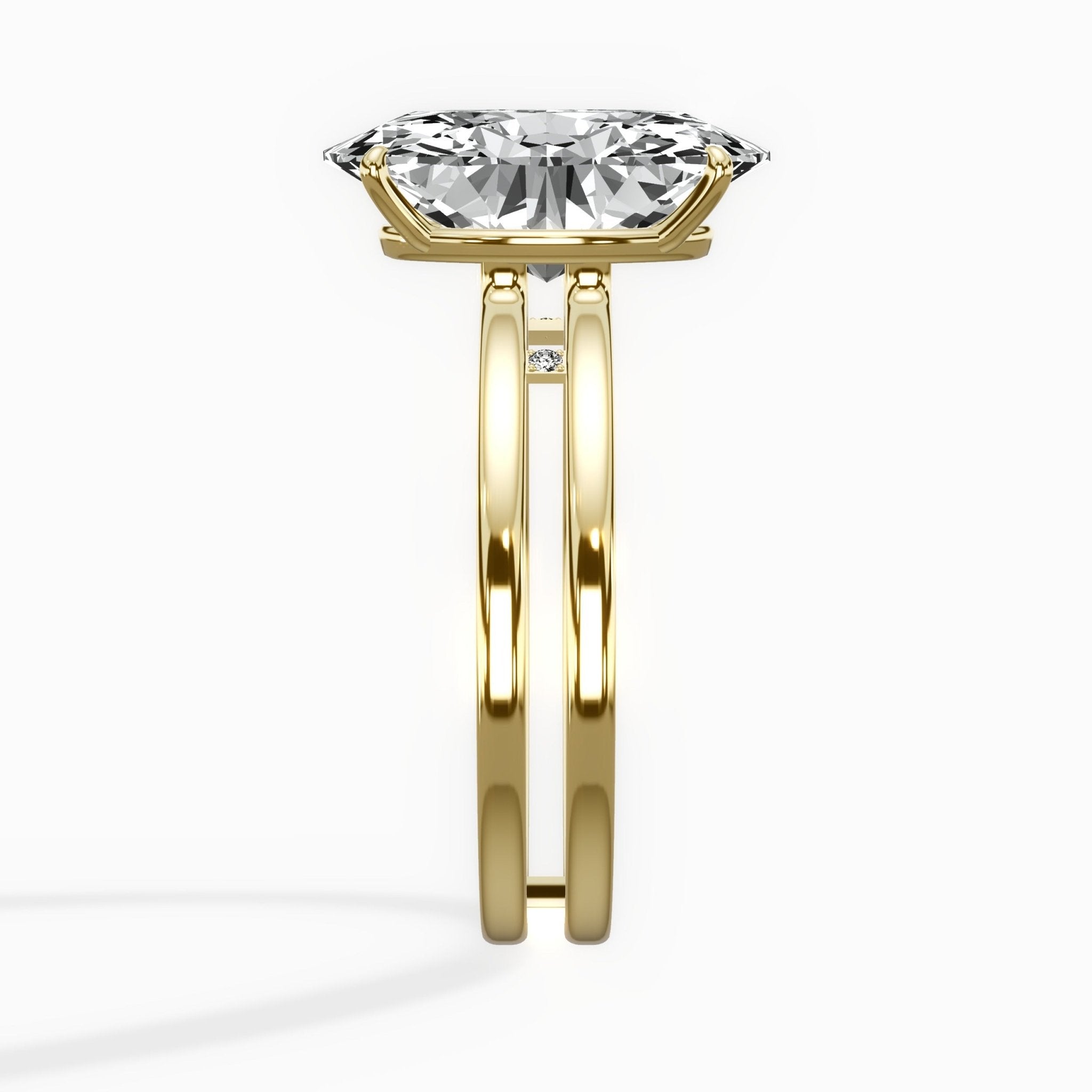 Parallel Bands Engagement Ring - The Better Diamonds