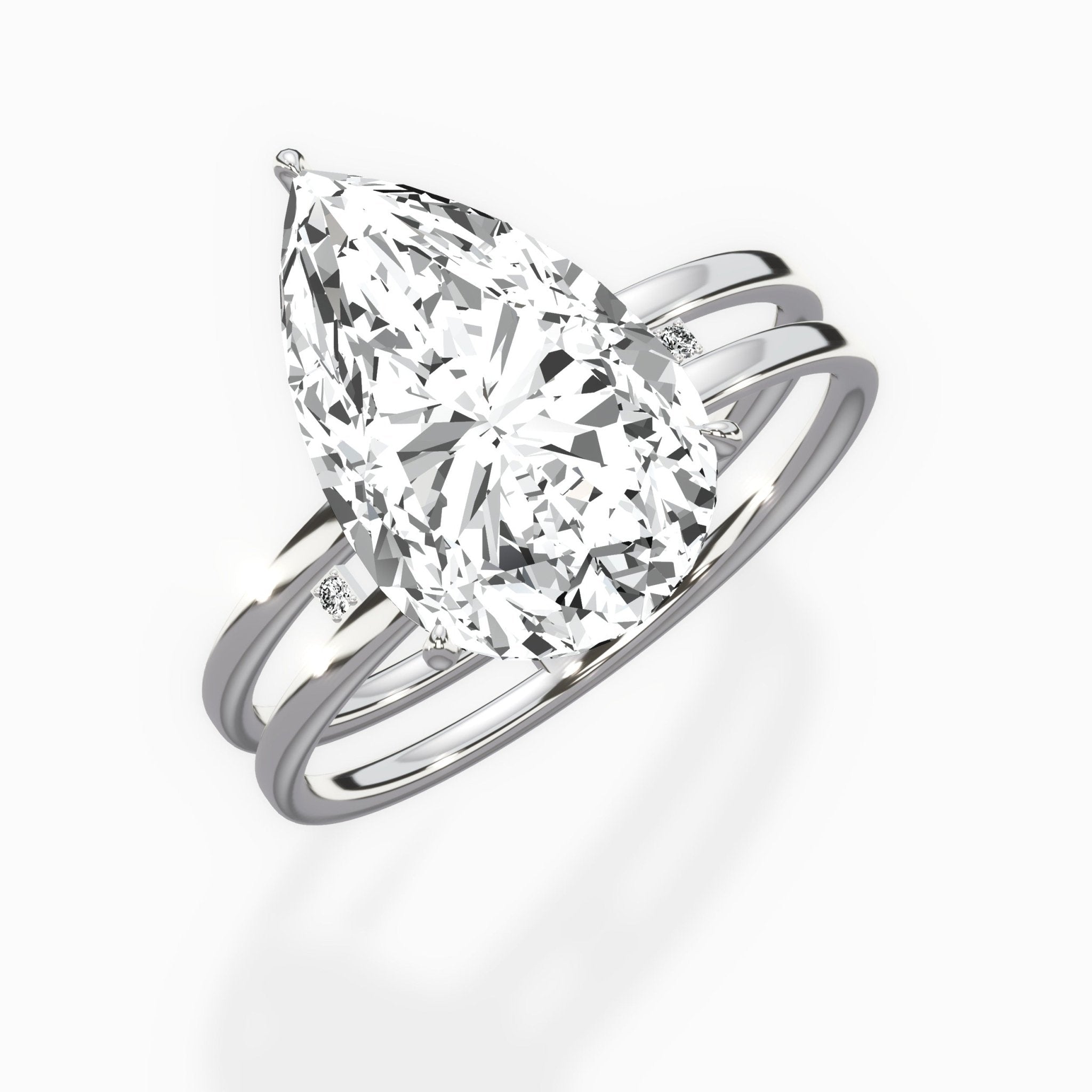 Parallel Bands Engagement Ring - The Better Diamonds