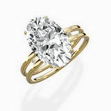 Parallel Bands Engagement Ring - The Better Diamonds