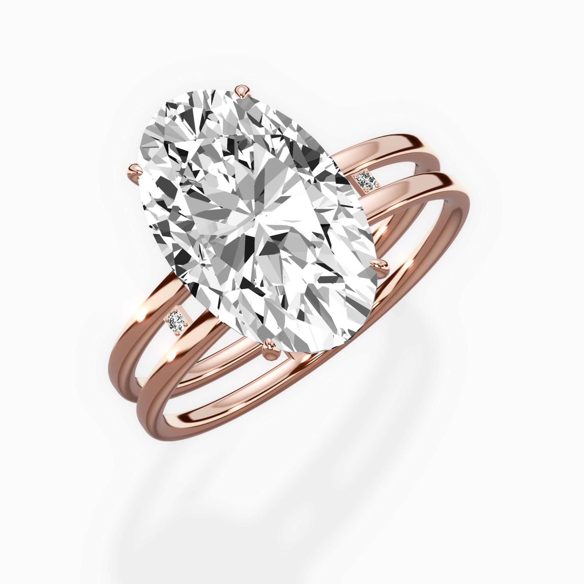 Parallel Bands Engagement Ring - The Better Diamonds