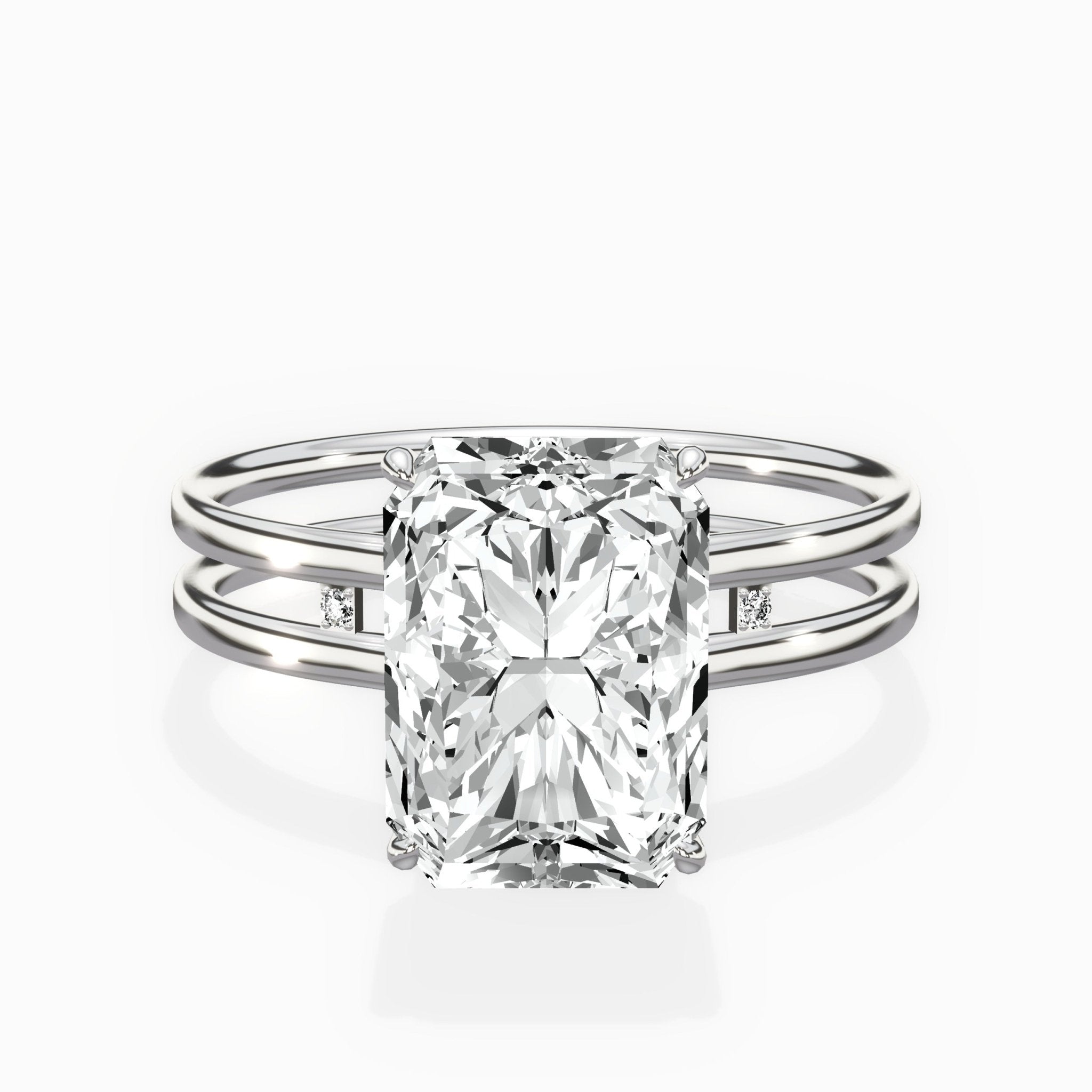Parallel Bands Engagement Ring - The Better Diamonds