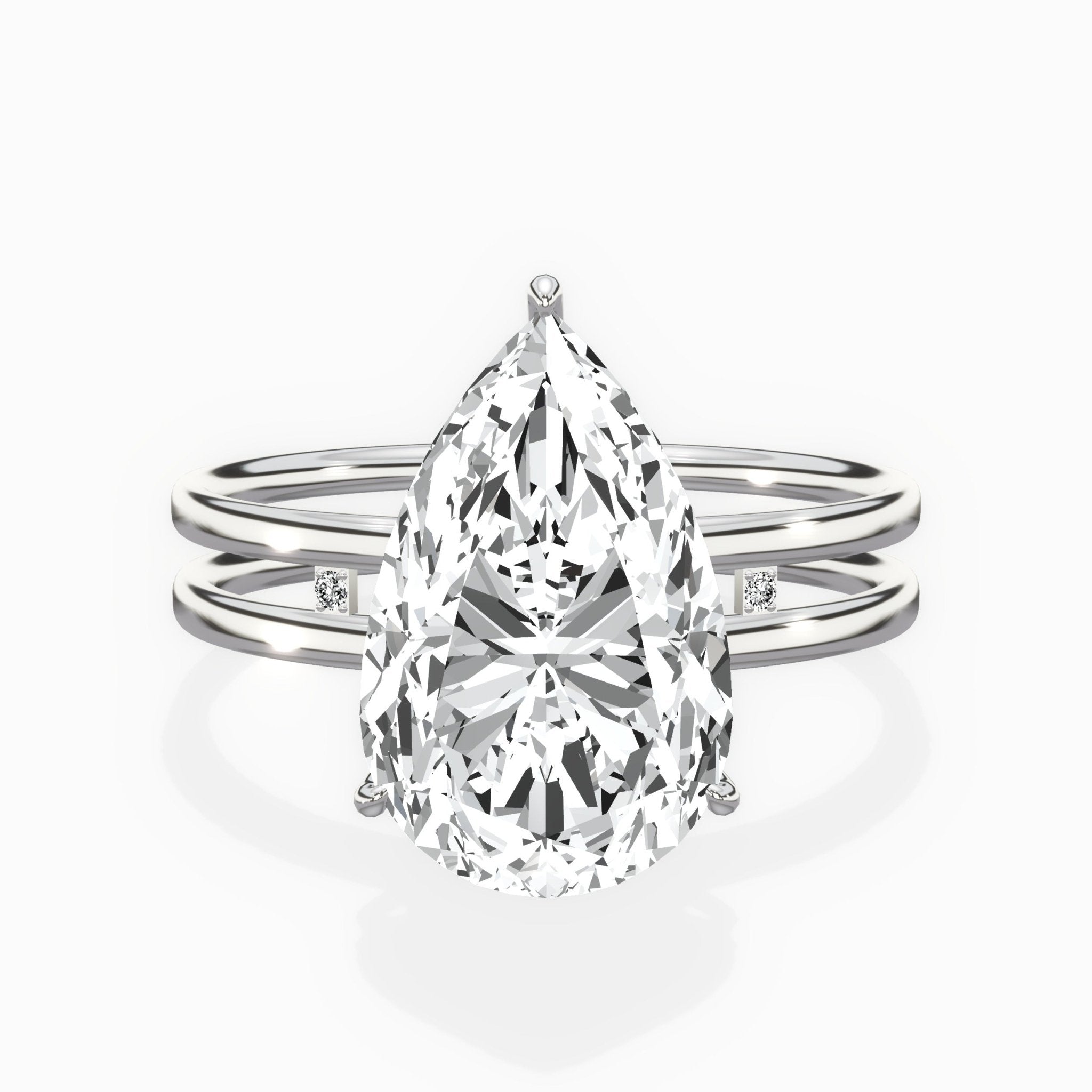 Parallel Bands Engagement Ring - The Better Diamonds