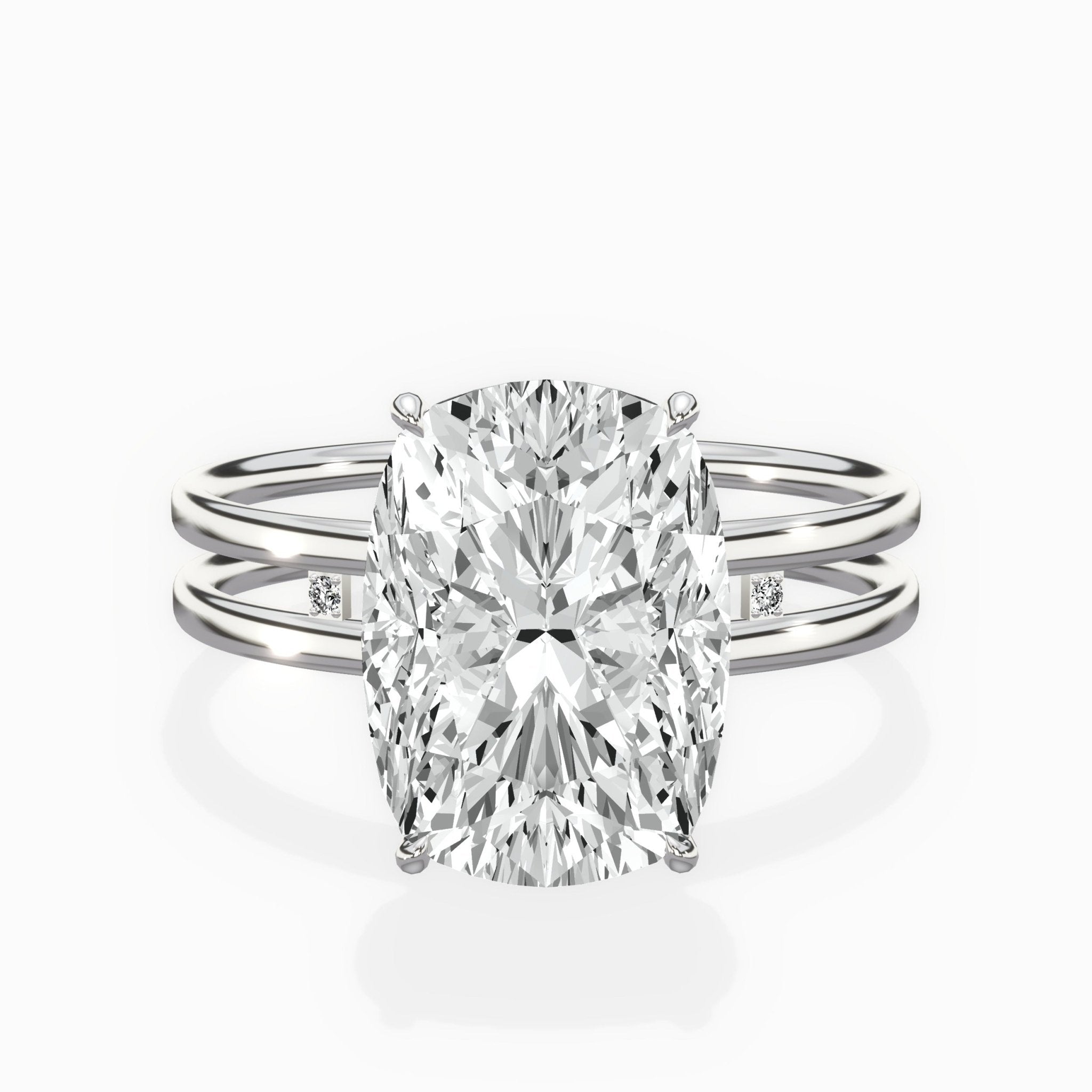 Parallel Bands Engagement Ring - The Better Diamonds