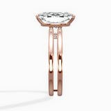 Parallel Bands Engagement Ring - The Better Diamonds