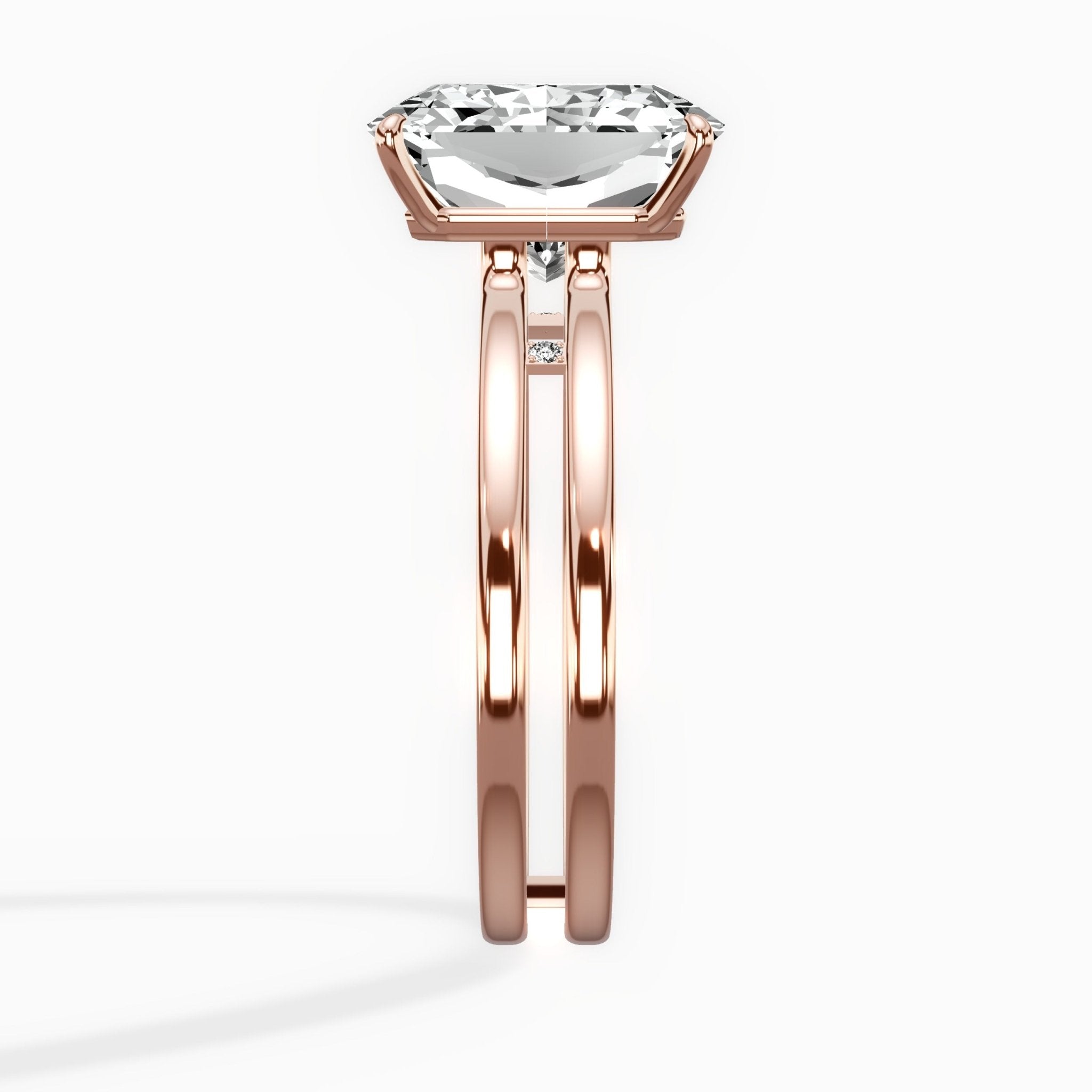 Parallel Bands Engagement Ring - The Better Diamonds