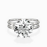 Parallel Bands Engagement Ring - The Better Diamonds
