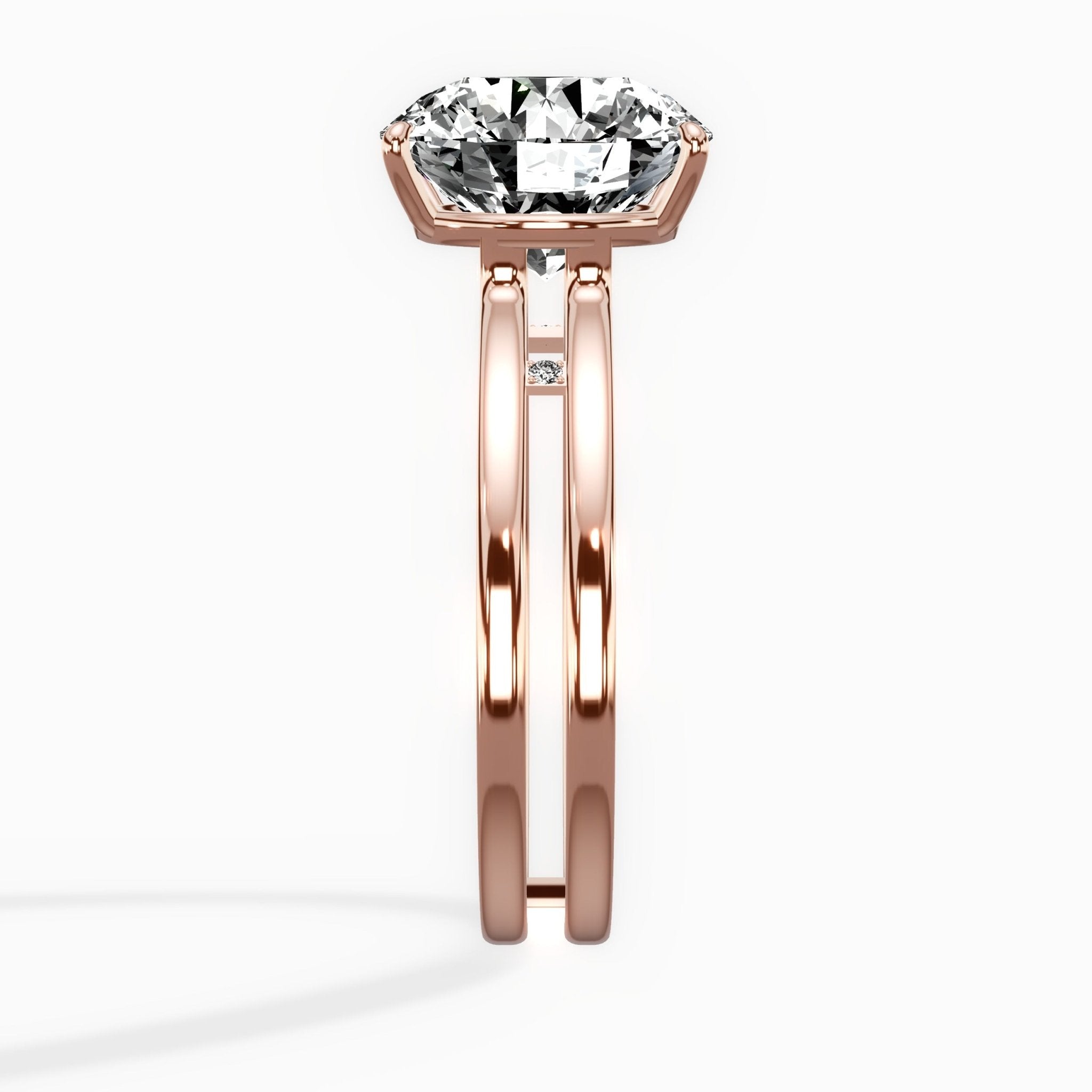 Parallel Bands Engagement Ring - The Better Diamonds