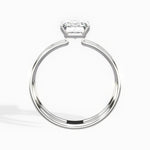 Parallels 1.53 ct Emerald Engagement Ring in White Gold - The Better Diamonds