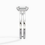 Parallels 1.53 ct Emerald Lab Grown Diamond Engagement Ring in 14K White Gold - The Better Diamonds