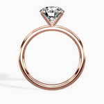 Paris Solitaire 1.83 ct Round Engagement Ring in Rose Gold - The Better Diamonds