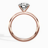 Paris Solitaire 1.83 ct Round Engagement Ring in Rose Gold - The Better Diamonds