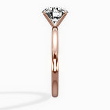 Paris Solitaire 1.83 ct Round Engagement Ring in Rose Gold - The Better Diamonds