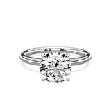 Paris Solitaire 1.83 ct Round Engagement Ring in White Gold - The Better Diamonds