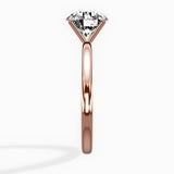 Paris Solitaire 1.83 ct Round Lab Grown Diamond Engagement Ring in 14K Rose Gold - The Better Diamonds