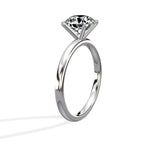 Paris Solitaire 1.89 ct Round Engagement Ring in White Gold - The Better Diamonds