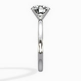 Paris Solitaire 1.89 ct Round Lab Grown Diamond Engagement Ring in 14K White Gold - The Better Diamonds
