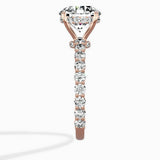 Pave Eternity Band Hidden Halo Ring Engagement Ring - The Better Diamonds