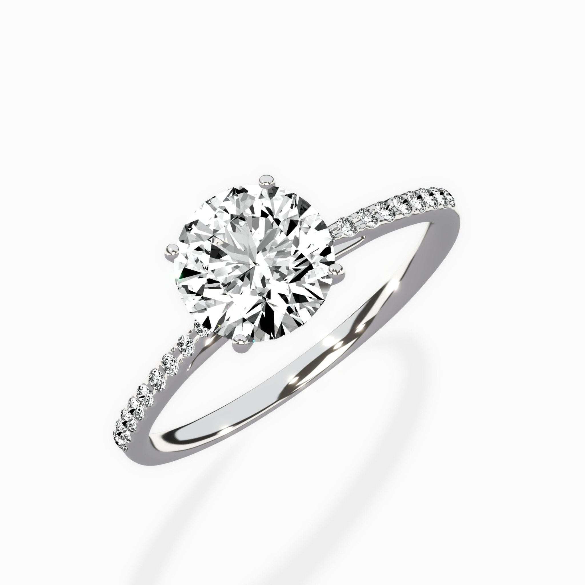 Roma Solitaire Engagement Ring - The Better Diamonds
