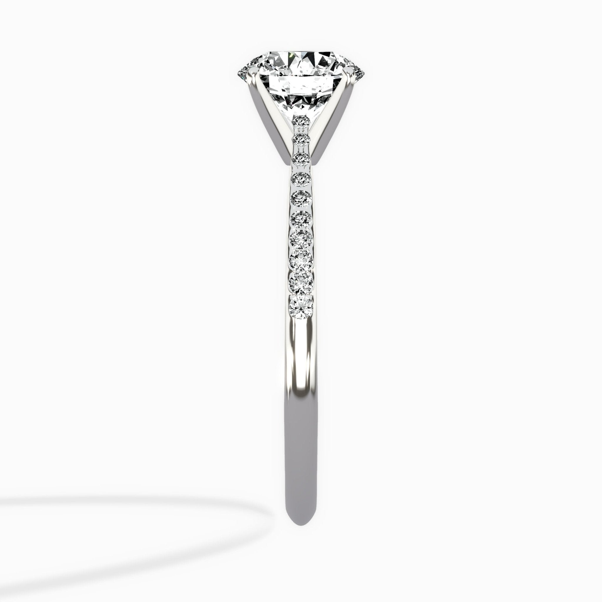 Roma Solitaire Engagement Ring - The Better Diamonds