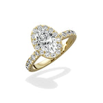 Romantic Halo Engagement Ring - The Better Diamonds