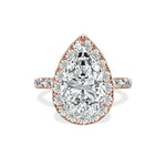 Romantic Halo Engagement Ring - The Better Diamonds
