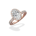 Romantic Halo Engagement Ring - The Better Diamonds
