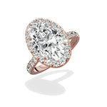 Romantic Halo Engagement Ring - The Better Diamonds