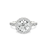 Romantic Halo Engagement Ring - The Better Diamonds
