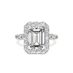Romantic Halo Engagement Ring - The Better Diamonds