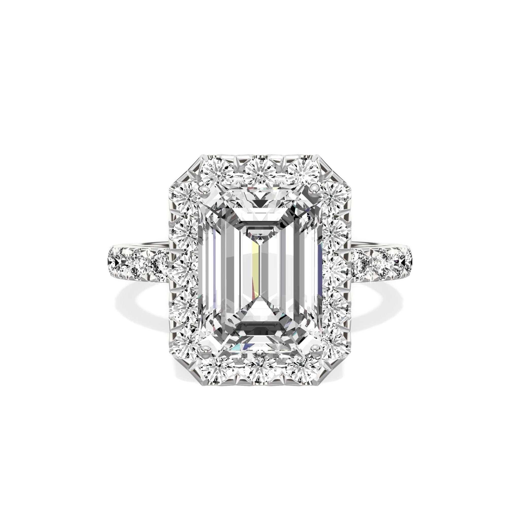 Romantic Halo Engagement Ring - The Better Diamonds