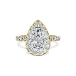 Romantic Halo Engagement Ring - The Better Diamonds