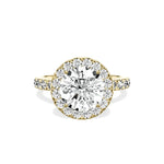 Romantic Halo Engagement Ring - The Better Diamonds