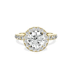 Romantic Halo Engagement Ring - The Better Diamonds