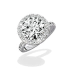 Romantic Halo Engagement Ring - The Better Diamonds