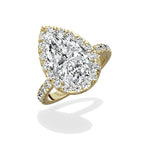 Romantic Halo Engagement Ring - The Better Diamonds