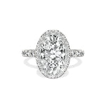 Romantic Halo Engagement Ring - The Better Diamonds