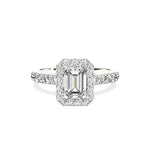 Romantic Halo Engagement Ring - The Better Diamonds
