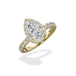 Romantic Halo Engagement Ring - The Better Diamonds