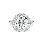 Romantic Halo Engagement Ring - The Better Diamonds