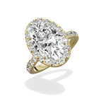 Romantic Halo Engagement Ring - The Better Diamonds